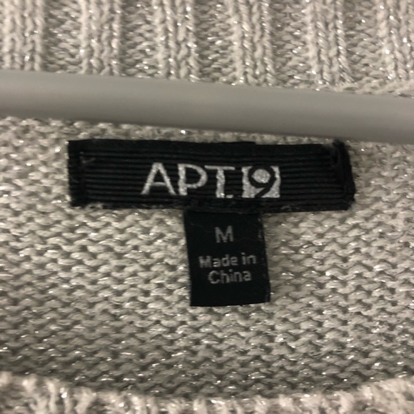 Gray Sparkly Sweater - Picture 3 of 3